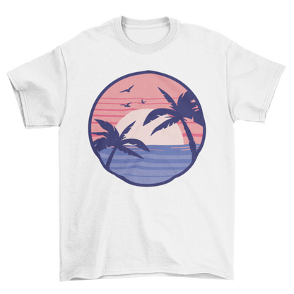 Beach sunset t-shirt