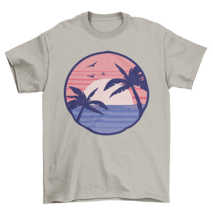 Beach sunset t-shirt