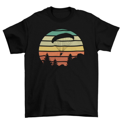 Paragliding sunset t-shirt