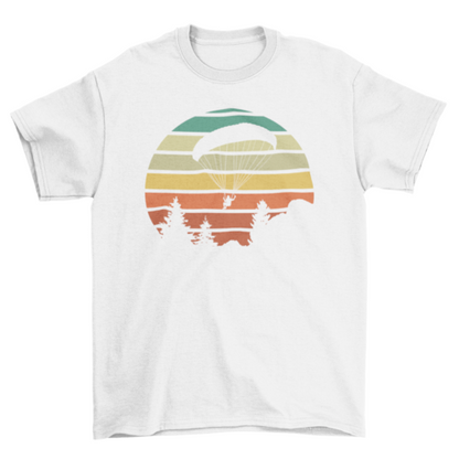 Paragliding sunset t-shirt