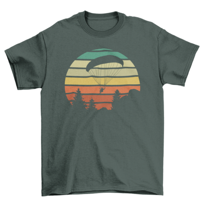 Paragliding sunset t-shirt